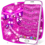 Logo of Pink glitter live wallpaper android Application 